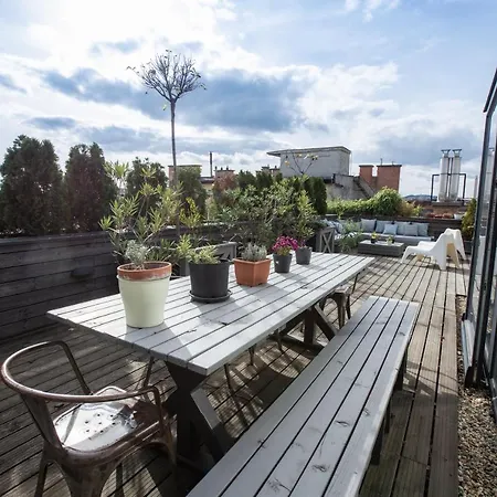 公寓 205m2 Penthouse With 75m2 Castle View Terrace And Barbercue - My Loft In 布达佩斯